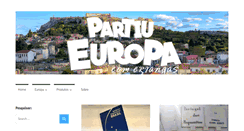 Desktop Screenshot of partiueuropa.com